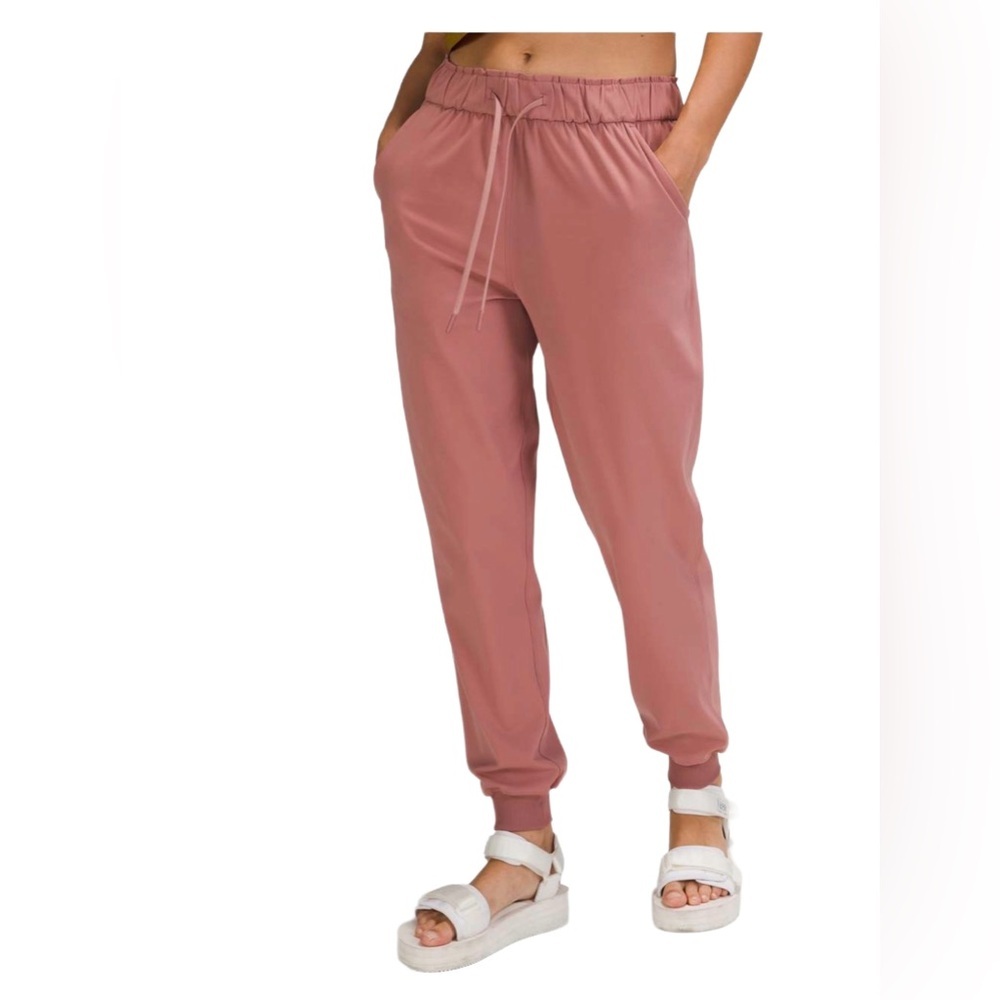 lululemon stretch high rise joggers